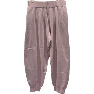 Ava Viv Sweater Joggers Womens 3X Lavender Sweatpants Athletic Pants Gym Lounge